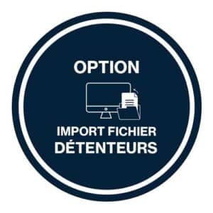 Option import fichier détenteurs