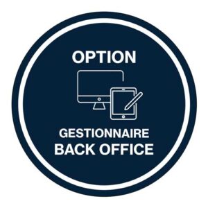 Option gestionnaire Back Office