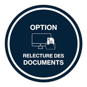 Option relecture des documents